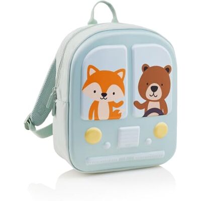 Miquelrius Mochila Escolar Infantil Guardería Mini 10L, Bus Stop Verde Miquelrius Mochila Escolar Infantil Guardería Mini 10L, Bus Stop Verde