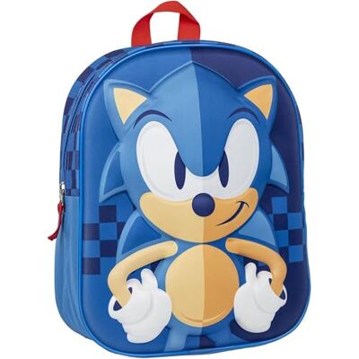 CERDÁ LIFE'S LITTLE MOMENTS Mochila Infantil de Sonic CERDÁ LIFE'S LITTLE MOMENTS Mochila Infantil de Sonic