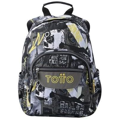 TOTTO Mochila Tempera escolar pequeña color multicolor Baski TOTTO Mochila Tempera escolar pequeña color multicolor Baski