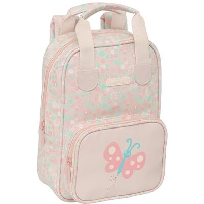 Safta PREESCOLAR MARIPOSA Mochila Infantil, Adaptable con Asas, Tejido Reciclable, Ideal para Niños de Diferentes Edades, Cómoda y Versátil, Calidad y Resistencia, 20x8x28 cm Safta PREESCOLAR MARIPOSA Mochila Infantil, Adaptable con Asas, Tejido Reciclable, Ideal para Niños de Diferentes Edades, Cómoda y Versátil, Calidad y Resistencia, 20x8x28 cm