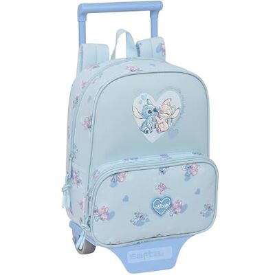 Safta STITCH Mochila Guardería con Carro, Ideal para Niños de Diferentes Edades, Cómoda y Versátil, Calidad y Resistencia, 22x10x27 cm Safta STITCH Mochila Guardería con Carro, Ideal para Niños de Diferentes Edades, Cómoda y Versátil, Calidad y Resistencia, 22x10x27 cm