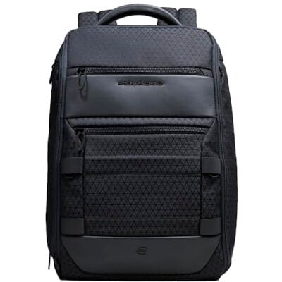 Piquadro Mochila de Viaje Modular Para PC 15,6" en Piel Unisex Azul Enganche para trolley, Configuración flexible, Tirantes acolchados, Compartimentos organizados, Viajes de trabajo, Business Piquadro Mochila de Viaje Modular Para PC 15,6" en Piel Unisex Azul Enganche para trolley, Configuración flexible, Tirantes acolchados, Compartimentos organizados, Viajes de trabajo, Business