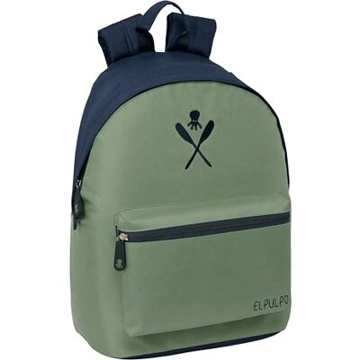 Safta EL PULPO VERDE Mochila Juvenil para Portátil 14.1", Ideal para Jóvenes de Diferentes Edades, Cómoda y Versátil, Calidad y Resistencia, 31x16x41 cm Safta EL PULPO VERDE Mochila Juvenil para Portátil 14.1", Ideal para Jóvenes de Diferentes Edades, Cómoda y Versátil, Calidad y Resistencia, 31x16x41 cm