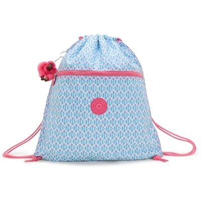 Kipling Supertaboo Mochila Mediana, Dreamy Geo C (Azul) Kipling Supertaboo Mochila Mediana, Dreamy Geo C (Azul)