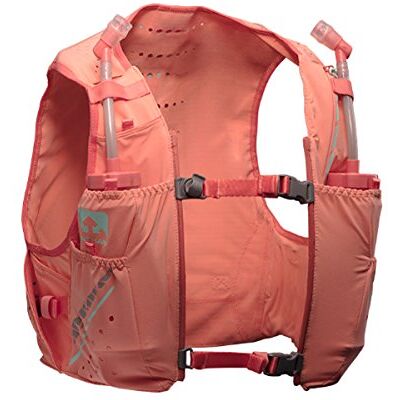 Nathan vaporhowe Mochila de hidratación para Mujer (Incluye Dos Botellas de 12 oz con pajitas alargadas, Compatible con depósito de 1,5 L), Color Fusion Coral, tamaño Small Nathan vaporhowe Mochila de hidratación para Mujer (Incluye Dos Botellas de 12 oz con pajitas alargadas, Compatible con depósito de 1,5 L), Color Fusion Coral, tamaño Small