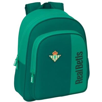 Safta REAL BETIS BALOMPIÉ Mochila Infantil, Ideal para Niños de Diferentes Edades, Cómoda y Versátil, Calidad y Resistencia, 28x10x34 mm Safta REAL BETIS BALOMPIÉ Mochila Infantil, Ideal para Niños de Diferentes Edades, Cómoda y Versátil, Calidad y Resistencia, 28x10x34 mm