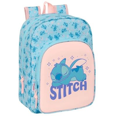 Safta STITCH OHANA Mochila Infantil, Adaptable a Carro, Fácil Limpieza, Ideal para Niños de Diferentes Edades, Cómoda y Versátil, Calidad y Resistencia, 26x11x34 cm Safta STITCH OHANA Mochila Infantil, Adaptable a Carro, Fácil Limpieza, Ideal para Niños de Diferentes Edades, Cómoda y Versátil, Calidad y Resistencia, 26x11x34 cm