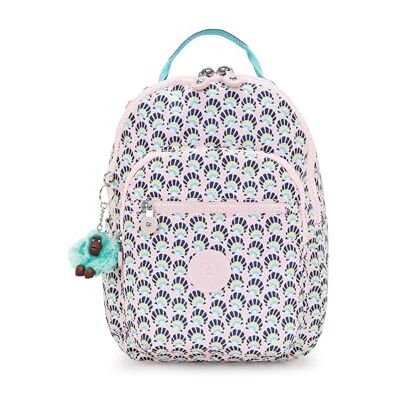Kipling SEOUL S Mochila pequeña, Geo Shell (Blue) Kipling SEOUL S Mochila pequeña, Geo Shell (Blue)