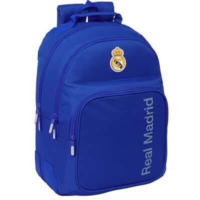 Safta REAL MADRID Mochila Escolar Infantil, Ideal para Niños de Diferentes Edades, Cómoda y Versátil, Calidad y Resistencia, 32x15x42 cm Safta REAL MADRID Mochila Escolar Infantil, Ideal para Niños de Diferentes Edades, Cómoda y Versátil, Calidad y Resistencia, 32x15x42 cm