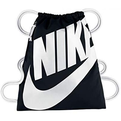 Nike BA5351, Mochila Unisex, Multicolor (blanco / negro), Talla Única (13l) Nike BA5351, Mochila Unisex, Multicolor (blanco / negro), Talla Única (13l)