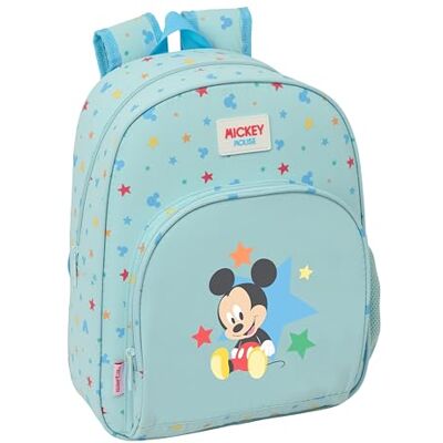 Safta MICKEY MOUSE BABY Mochila Infantil, Ideal para Niños de Diferentes Edades, Cómoda y Versátil, Calidad y Resistencia, 28x10x34 cm Safta MICKEY MOUSE BABY Mochila Infantil, Ideal para Niños de Diferentes Edades, Cómoda y Versátil, Calidad y Resistencia, 28x10x34 cm