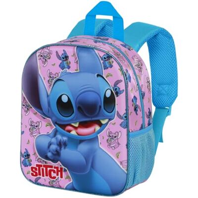 Disney Lilo y Stitch Surprise-Mochila 3D Elite, Azul, 25 x 30 cm, Capacidad 7 L Disney Lilo y Stitch Surprise-Mochila 3D Elite, Azul, 25 x 30 cm, Capacidad 7 L