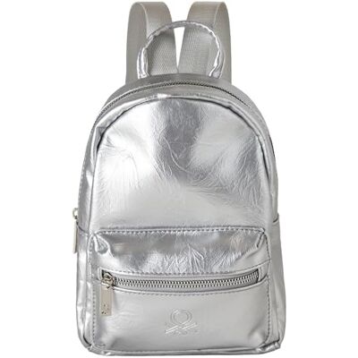 United Mochila , niña, metalizada, ST, Metálico., ST United Mochila , niña, metalizada, ST, Metálico., ST