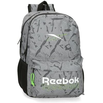 Reebok Roswell Mochila Doble Compartimento Adaptable 15,6" Pulgadas Gris 31x44x15 cm Poliéster 20,46L by Joumma Bags Reebok Roswell Mochila Doble Compartimento Adaptable 15,6" Pulgadas Gris 31x44x15 cm Poliéster 20,46L by Joumma Bags