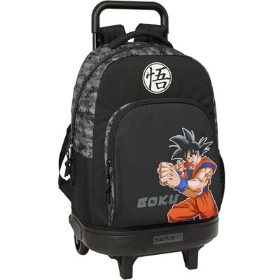 Safta DRAGON BALL Mochila Grande con Ruedas, Compacta, Extraíble, Ideal para Niños de Diferentes Edades, Cómoda y Versátil, Calidad y Resistencia, 33x22x45 cm Safta DRAGON BALL Mochila Grande con Ruedas, Compacta, Extraíble, Ideal para Niños de Diferentes Edades, Cómoda y Versátil, Calidad y Resistencia, 33x22x45 cm