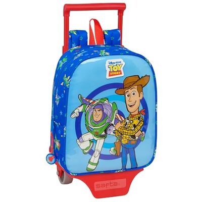 Safta Toy Story Good Vibes Mochila Guardería con Carro , Ideal para Niños de Diferentes Edades, Cómoda y Versátil, Calidad y Resistencia, 22x10x27 cm Safta Toy Story Good Vibes Mochila Guardería con Carro , Ideal para Niños de Diferentes Edades, Cómoda y Versátil, Calidad y Resistencia, 22x10x27 cm
