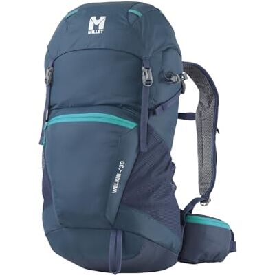 MILLET Welkin Mochila de senderismo (30 L) Muy transpirable, bolsillo con cremallera con fuelle, soporte para palos, espalda 46 cm, peso 880 g MILLET Welkin Mochila de senderismo (30 L) Muy transpirable, bolsillo con cremallera con fuelle, soporte para palos, espalda 46 cm, peso 880 g