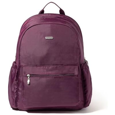 Baggallini Mochila Essential para laptop para mujer, mulberry, Talla única Baggallini Mochila Essential para laptop para mujer, mulberry, Talla única