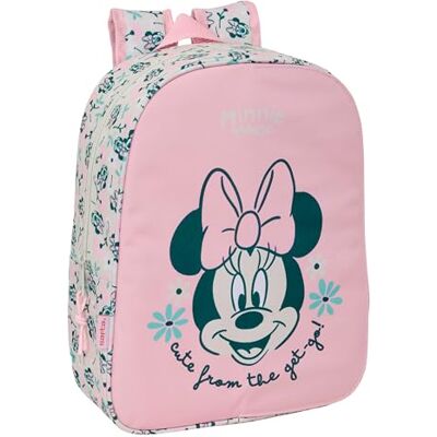 Safta MINNIE MOUSE MINTY Mochila Infantil, Adaptable a Carro, Fácil Limpieza, Ideal para Niños de Diferentes Edades, Cómoda y Versátil, Calidad y Resistencia, 26x11x34 cm Safta MINNIE MOUSE MINTY Mochila Infantil, Adaptable a Carro, Fácil Limpieza, Ideal para Niños de Diferentes Edades, Cómoda y Versátil, Calidad y Resistencia, 26x11x34 cm