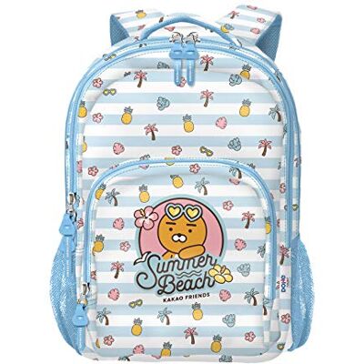DOHE Mochila 3 compartimentos Pequeña Kakao Friends Summer Beach DOHE Mochila 3 compartimentos Pequeña Kakao Friends Summer Beach