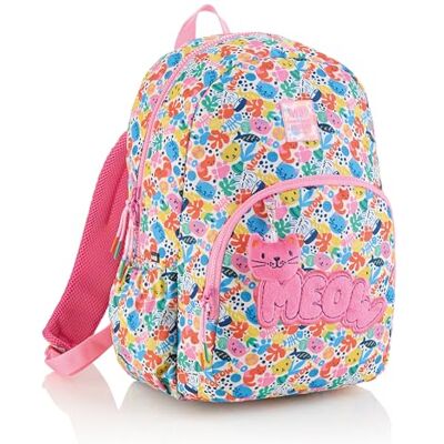 Miquelrius Mochila Escolar 24 L, Doble Compartimento, Matisse Cat, Rosa Para Primaria de 6-12 Años, Asas Ergonómicas, Base Reforzada, Adaptable a Carro, Organizador, Llavero Gato, 28 x 16 x 40 cm Miquelrius Mochila Escolar 24 L, Doble Compartimento, Matisse Cat, Rosa Para Primaria de 6-12 Años, Asas Ergonómicas, Base Reforzada, Adaptable a Carro, Organizador, Llavero Gato, 28 x 16 x 40 cm