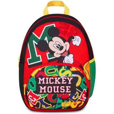 Seven Mochila Guardería Mickey Mouse, Rojo, Cómoda y Colorida, 14 Litros, Mochila Guardería y Tiempo Libre, para Niño, rojo, Talla única, Moderno Seven Mochila Guardería Mickey Mouse, Rojo, Cómoda y Colorida, 14 Litros, Mochila Guardería y Tiempo Libre, para Niño, rojo, Talla única, Moderno