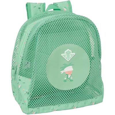 Safta REAL BETIS Mochila Infantil de Playa, Anti Arena, con Asas, Fácil Limpieza, Ideal para Niños de Diferentes Edades, Cómoda y Versátil, 32x12x38 cm Safta REAL BETIS Mochila Infantil de Playa, Anti Arena, con Asas, Fácil Limpieza, Ideal para Niños de Diferentes Edades, Cómoda y Versátil, 32x12x38 cm