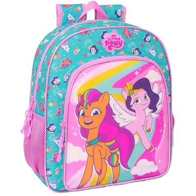 Safta MY LITTLE PONY MAGIC Mochila Escolar Niño, Mochila Infantil, Adaptable a Carro, Ideal para Niños en Edad Escolar, Cómoda y Versátil, Calidad y Resistencia, 32x12x38 cm, Color Rosa/turquesa Safta MY LITTLE PONY MAGIC Mochila Escolar Niño, Mochila Infantil, Adaptable a Carro, Ideal para Niños en Edad Escolar, Cómoda y Versátil, Calidad y Resistencia, 32x12x38 cm, Color Rosa/turquesa