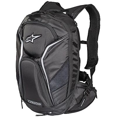 Alpinestars – Mochila Tech Aero, color negro y blanco Alpinestars – Mochila Tech Aero, color negro y blanco