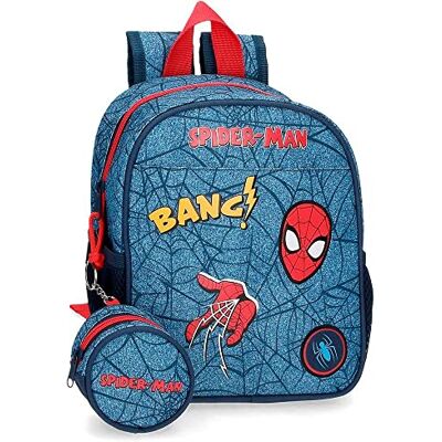 Marvel Spiderman Mochila, Azul, 21x25x10 cms Marvel Spiderman Mochila, Azul, 21x25x10 cms