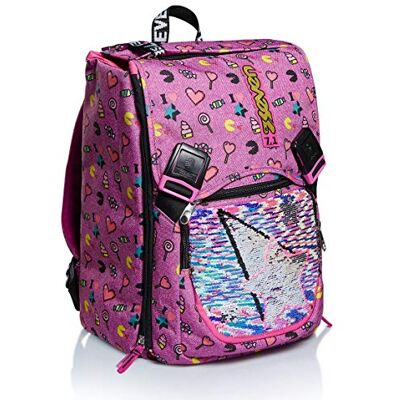 Seven Sons Mochila Escolar Extensible Starry Rainbow Lentejuelas Reversibles Seven Sons Mochila Escolar Extensible Starry Rainbow Lentejuelas Reversibles