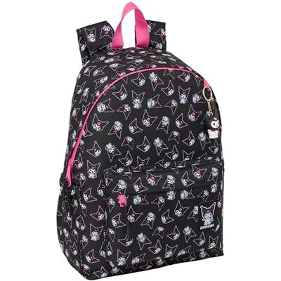 Safta KUROMI Mochila para Portátil 14.1", Ideal para Jóvenes de Diferentes Edades, Cómoda y Versátil, Calidad y Resistencia, 31x13x43 cm Safta KUROMI Mochila para Portátil 14.1", Ideal para Jóvenes de Diferentes Edades, Cómoda y Versátil, Calidad y Resistencia, 31x13x43 cm