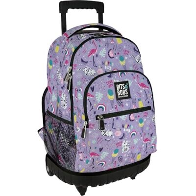 Grafoplas Mochila Escolar con Ruedas, Carro Integrado, 29 Litros, 52x37x25cm, Modelo Roller, Colección Happy Bits & Bobs, Perfecto Material Escolar Infantil y Primaria Grafoplas Mochila Escolar con Ruedas, Carro Integrado, 29 Litros, 52x37x25cm, Modelo Roller, Colección Happy Bits & Bobs, Perfecto Material Escolar Infantil y Primaria