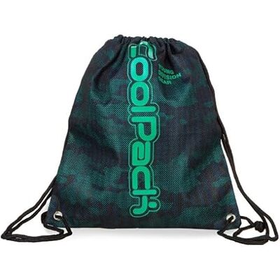 Coolpack , Mochila de cuerda SPRINT LINE ARMY OCEAN GREEN, Green Coolpack , Mochila de cuerda SPRINT LINE ARMY OCEAN GREEN, Green
