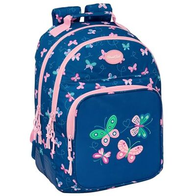 Safta BLACKFIT8 MARIPOSAS Mochila Escolar Infantil, Ideal para Niños de Diferentes Edades, Cómoda y Versátil, Calidad y Resistencia, 32x15x42 cm Safta BLACKFIT8 MARIPOSAS Mochila Escolar Infantil, Ideal para Niños de Diferentes Edades, Cómoda y Versátil, Calidad y Resistencia, 32x15x42 cm
