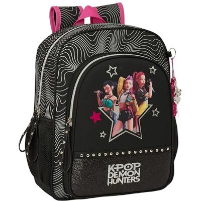 Safta K-POP Demon Hunters ENERGY Mochila Escolar Niño, Mochila Infantil, Adaptable a Carro, Ideal para Niños en Edad Escolar, Cómoda y Versátil, Resistencia, 32x12x38 cm Safta K-POP Demon Hunters ENERGY Mochila Escolar Niño, Mochila Infantil, Adaptable a Carro, Ideal para Niños en Edad Escolar, Cómoda y Versátil, Resistencia, 32x12x38 cm