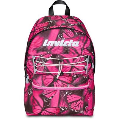 Invicta Mochila escolar americana Fantasy, violeta, mono compartimento con bolsillo para PC o tableta, superiores, universidad y viaje, niña mujer, inserciones reflectantes, violeta, Talla única, Invicta Mochila escolar americana Fantasy, violeta, mono compartimento con bolsillo para PC o tableta, superiores, universidad y viaje, niña mujer, inserciones reflectantes, violeta, Talla única,