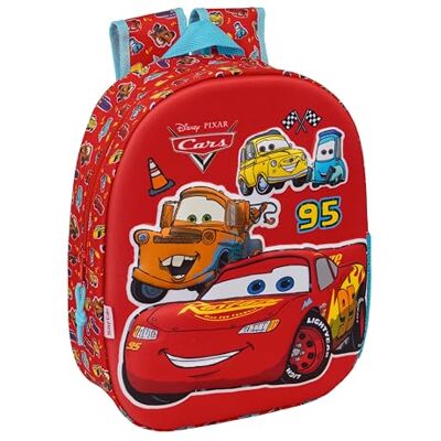 Safta CARS Mochila Escolar, con Diseño 3D, Ideal para Niños de Diferentes Edades, Cómoda y Versátil, Calidad y Resistencia, 27x10x33 cm Safta CARS Mochila Escolar, con Diseño 3D, Ideal para Niños de Diferentes Edades, Cómoda y Versátil, Calidad y Resistencia, 27x10x33 cm