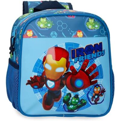 Marvel Joumma Iron Friends Mochila Guardería Azul 23x25x10 cm Poliéster 5,75L Marvel Joumma Iron Friends Mochila Guardería Azul 23x25x10 cm Poliéster 5,75L