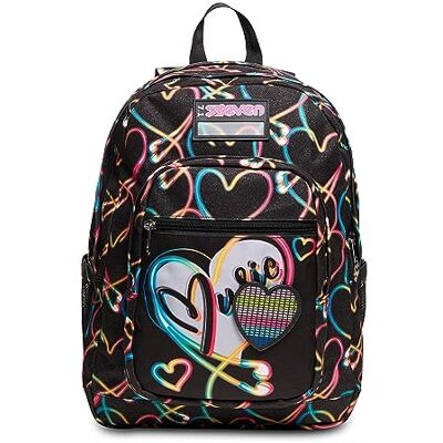 Seven Zaino Bambina 3-8 anni Nero - Mochila Seven Zaino Bambina 3-8 anni Nero - Mochila