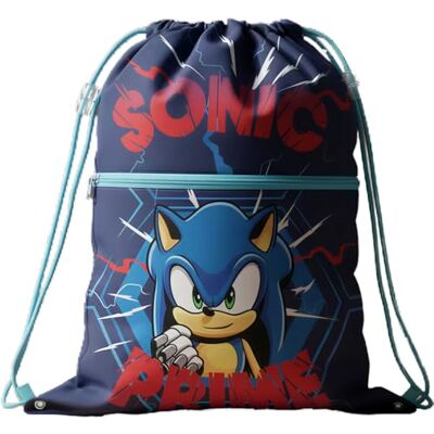 Sonic The Hedgehog SONIC Bolsa deportiva para niño, bolsa mochila para guardería, gimnasio, piscina, viaje, zapatero, Estilo 2, Unica, Clásico Sonic The Hedgehog SONIC Bolsa deportiva para niño, bolsa mochila para guardería, gimnasio, piscina, viaje, zapatero, Estilo 2, Unica, Clásico