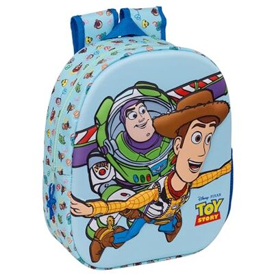 Safta TOY STORY Mochila Escolar, con Diseño 3D, Ideal para Niños de Diferentes Edades, Cómoda y Versátil, Calidad y Resistencia, 27x10x33 cm Safta TOY STORY Mochila Escolar, con Diseño 3D, Ideal para Niños de Diferentes Edades, Cómoda y Versátil, Calidad y Resistencia, 27x10x33 cm