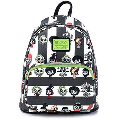 Loungefly Beetlejuice Chibi Mini Mochila Loungefly Beetlejuice Chibi Mini Mochila