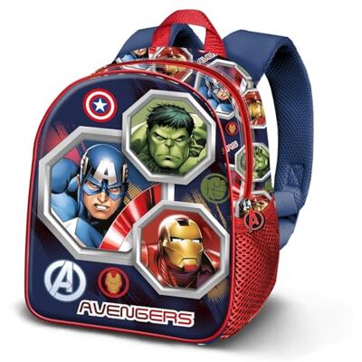 KARACTERMANIA Marvel Los Vengadores Assemble-Mochila Basic, Multicolor 30 x 38 cm, Capacidad 13 L KARACTERMANIA Marvel Los Vengadores Assemble-Mochila Basic, Multicolor 30 x 38 cm, Capacidad 13 L
