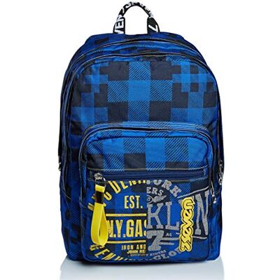 Seven Sons New Fit Mochila, Doble Compartimento, Escuela Y Viaje,Niños, Resistente Al Agua, Azule Deep, Talla Única, School & Leisure Time Seven Sons New Fit Mochila, Doble Compartimento, Escuela Y Viaje,Niños, Resistente Al Agua, Azule Deep, Talla Única, School & Leisure Time