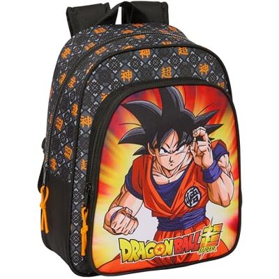 Safta DRAGON BALL Mochila Escolar Infantil, Ideal para Niños de Diferentes Edades, Cómoda y Versátil, Calidad y Resistencia, 27x10x33 cm, Color Negro Safta DRAGON BALL Mochila Escolar Infantil, Ideal para Niños de Diferentes Edades, Cómoda y Versátil, Calidad y Resistencia, 27x10x33 cm, Color Negro