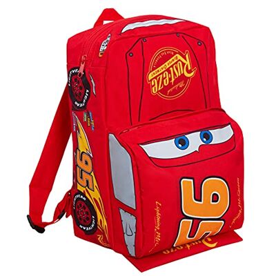 Disney Mochila Cars 3D Niños Lightning McQueen Escuela Guardería Bolsa de almuerzo Mochila Roja 95 Disney Mochila Cars 3D Niños Lightning McQueen Escuela Guardería Bolsa de almuerzo Mochila Roja 95