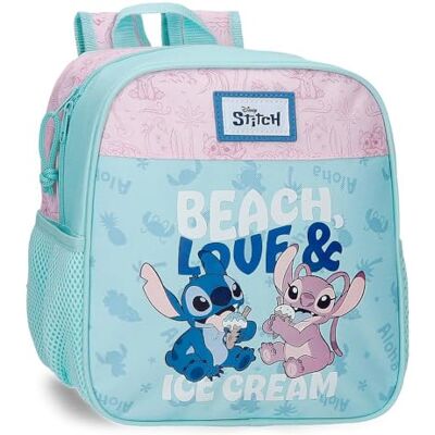 Disney Joumma Stitch Beach & Love Mochila Guardería Turquesa Verde 23x25x10 cm Poliéster 5,75L Disney Joumma Stitch Beach & Love Mochila Guardería Turquesa Verde 23x25x10 cm Poliéster 5,75L