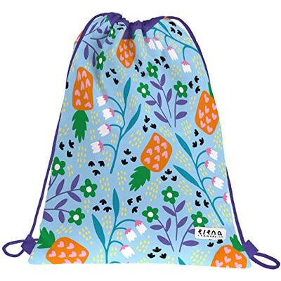 Grafoplas Grafoplás . Mochila Saco Cuerdas, Bolsillo Exterior, 36x47cm, Colección Flower, Elena Corredoira Grafoplas Grafoplás . Mochila Saco Cuerdas, Bolsillo Exterior, 36x47cm, Colección Flower, Elena Corredoira