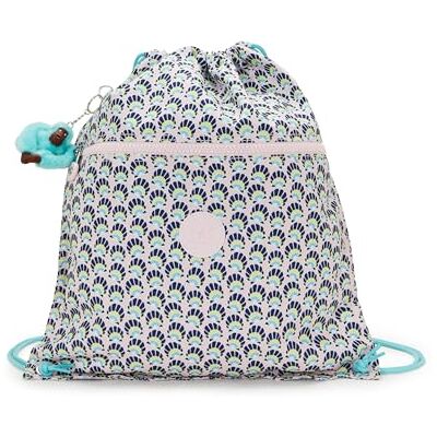 Kipling SUPERTABOO Mediana Mochila, Geo Shell (Blue) Kipling SUPERTABOO Mediana Mochila, Geo Shell (Blue)